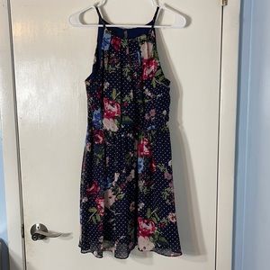 iZ Byer Floral Dress Sz L